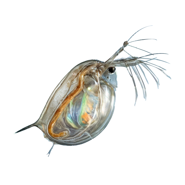 Imagem do peixe Daphnia